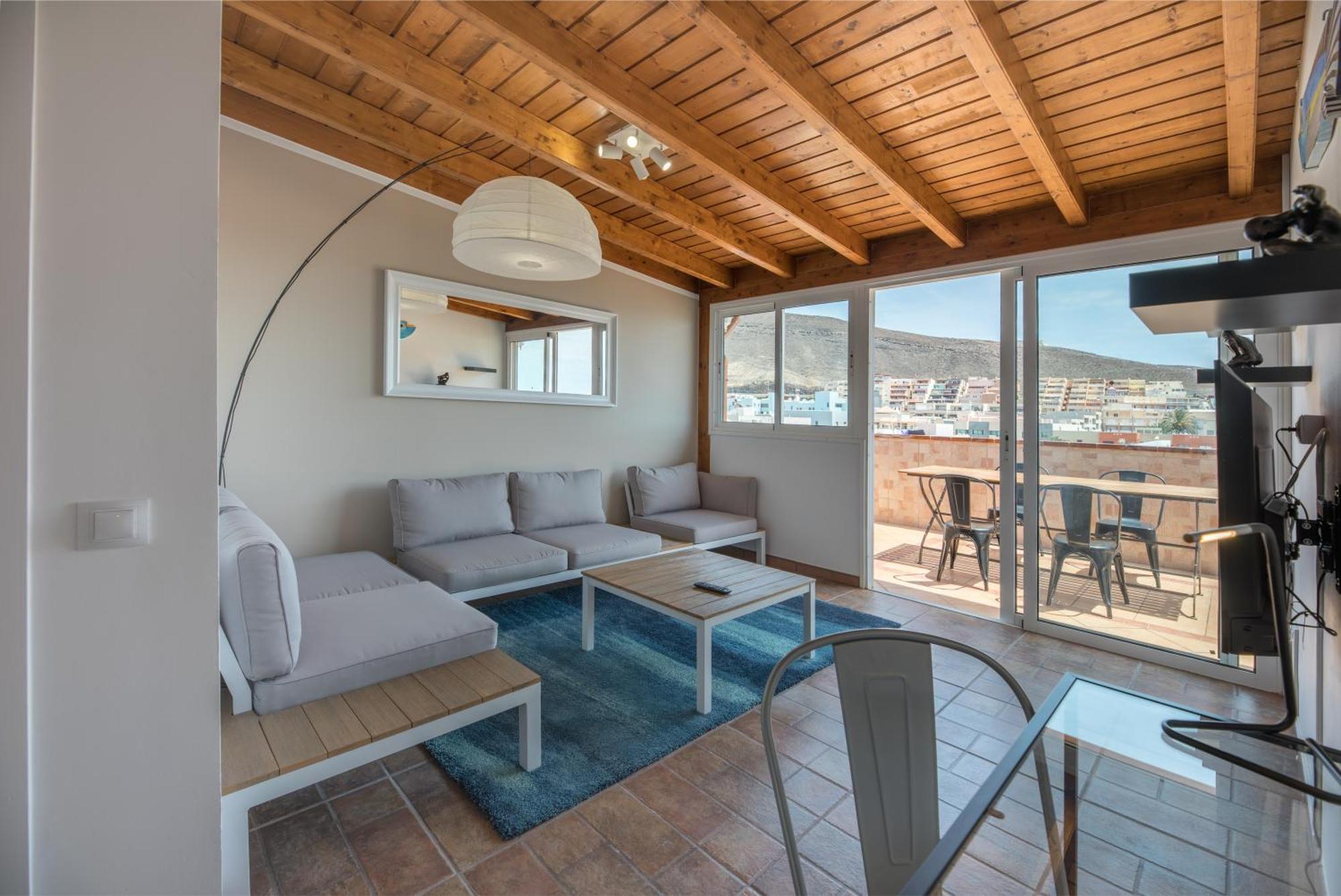 Attico Vista Oceano E Citta 3 Camere 2 Bagni Wifi Ac Morro Jable  Exteriér fotografie
